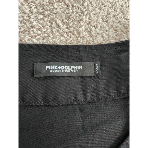 PINK DOLPHIN LEGENDS BLACK TACTICAL CARGO BASEBALL JERSEY SIZE L  -RARE - Picture 3 of 8